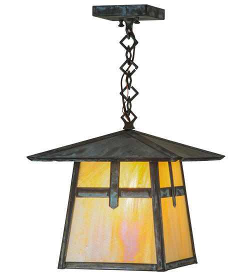 Meyda Tiffany Lighting 45003 Stillwater One Light Pendant Outdoor Bronze / Dark