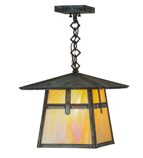 Meyda Tiffany Lighting 45003 Stillwater One Light Pendant Outdoor Bronze / Dark