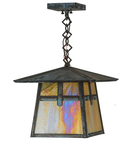 Meyda Tiffany Lighting 45003 Stillwater One Light Pendant Outdoor Bronze / Dark