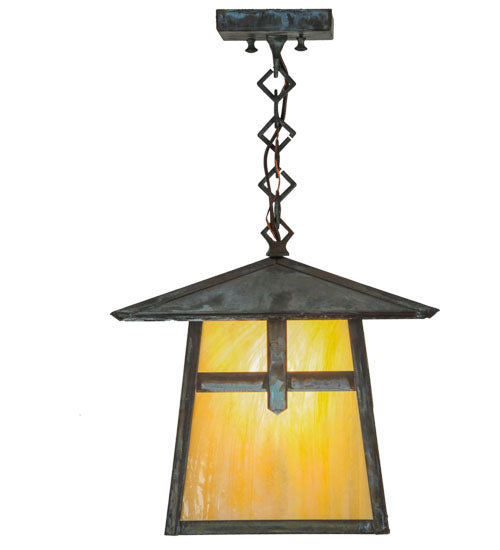 Meyda Tiffany Lighting 45003 Stillwater One Light Pendant Outdoor Bronze / Dark