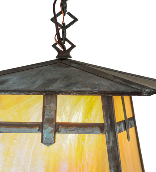 Meyda Tiffany Lighting 45003 Stillwater One Light Pendant Outdoor Bronze / Dark