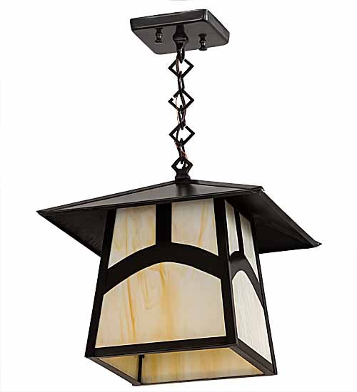 Meyda Tiffany Lighting 45167 Stillwater One Light Pendant Outdoor Bronze / Dark