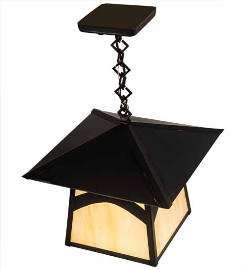 Meyda Tiffany Lighting 45167 Stillwater One Light Pendant Outdoor Bronze / Dark