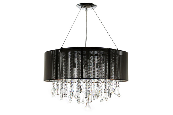 Avenue Beverly Dr. HF1500-BLK Ceiling Light - Black Silk String