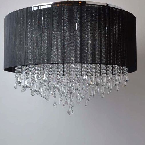 Avenue Beverly Dr. HF1500-BLK Ceiling Light - Black Silk String