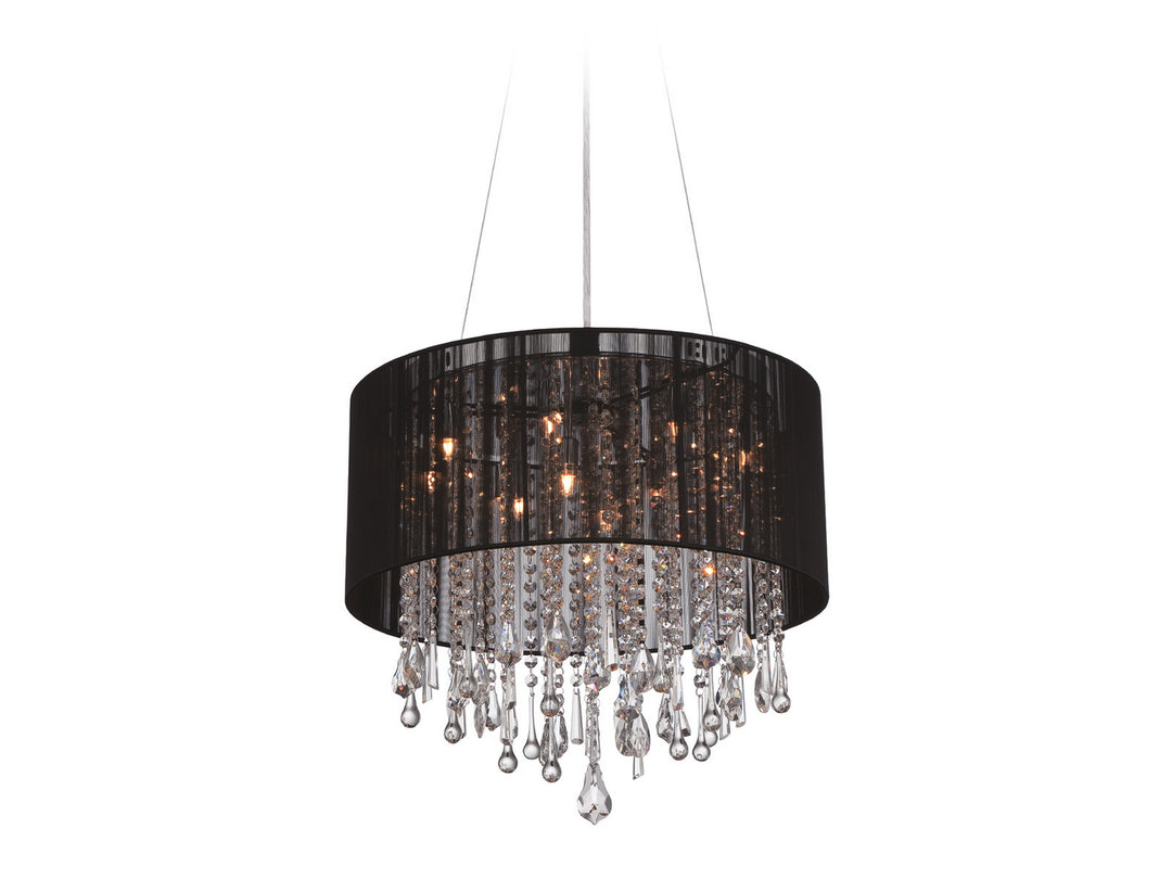 Avenue Beverly Dr. HF1500-BLK Ceiling Light - Black Silk String