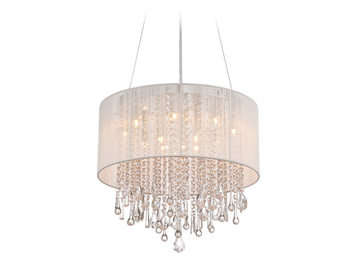 Avenue Beverly Dr. HF1500-WHT Ceiling Light - White Silk String