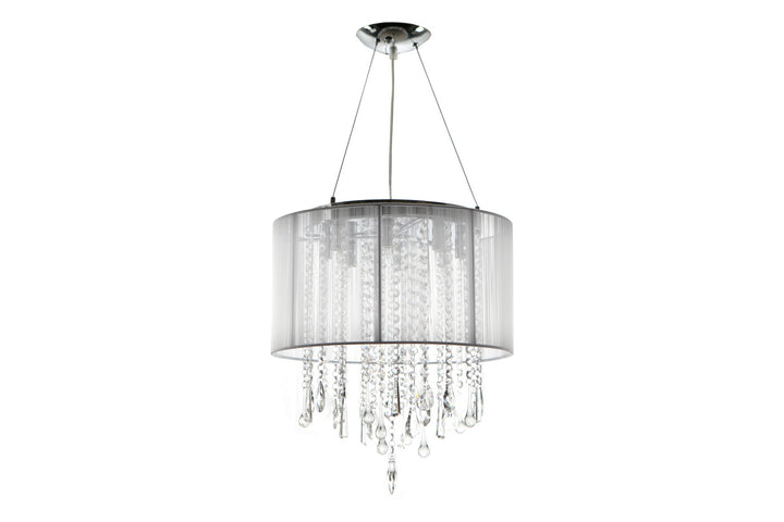 Avenue Beverly Dr. HF1501-WHT Ceiling Light - White Silk String