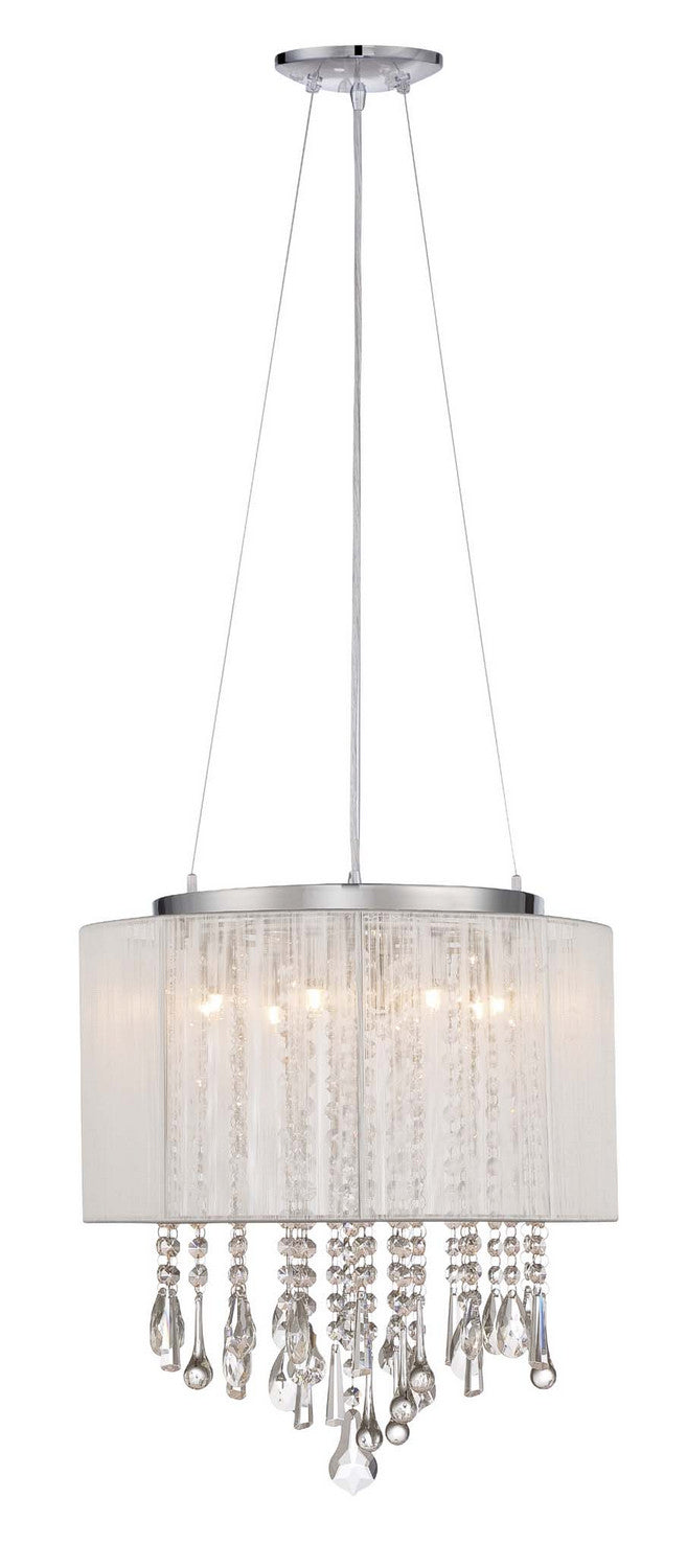 Avenue Beverly Dr. HF1501-WHT Ceiling Light - White Silk String