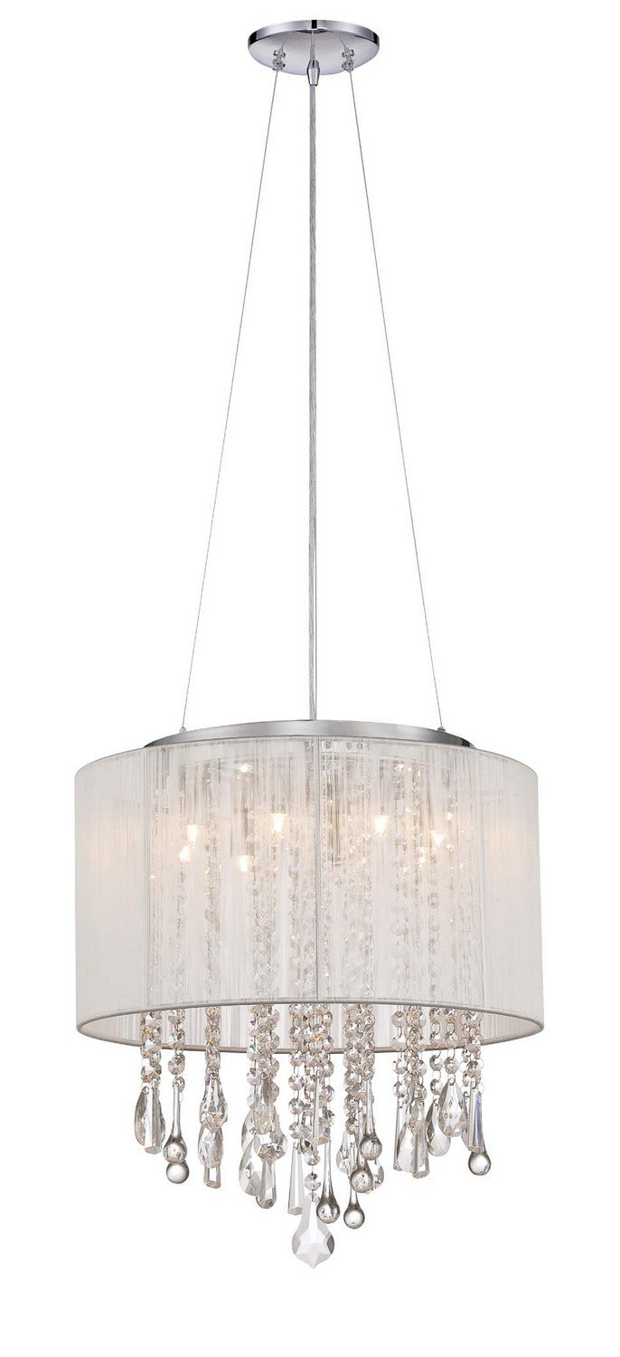 Avenue Beverly Dr. HF1501-WHT Ceiling Light - White Silk String