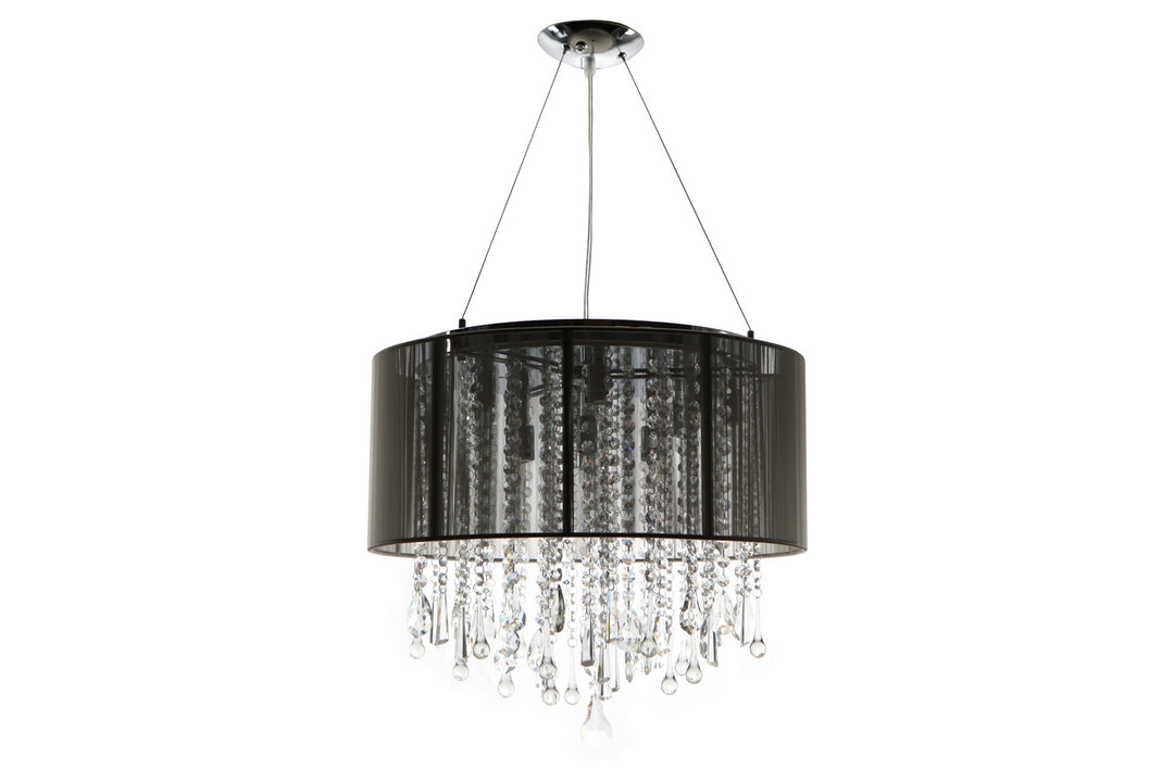 Avenue Beverly Dr. HF1502-BLK Ceiling Light - Black Silk String