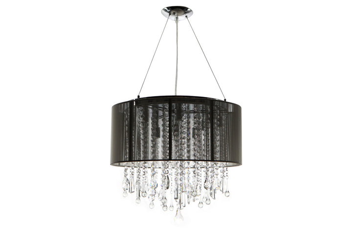 Avenue Beverly Dr. HF1502-BLK Ceiling Light - Black Silk String