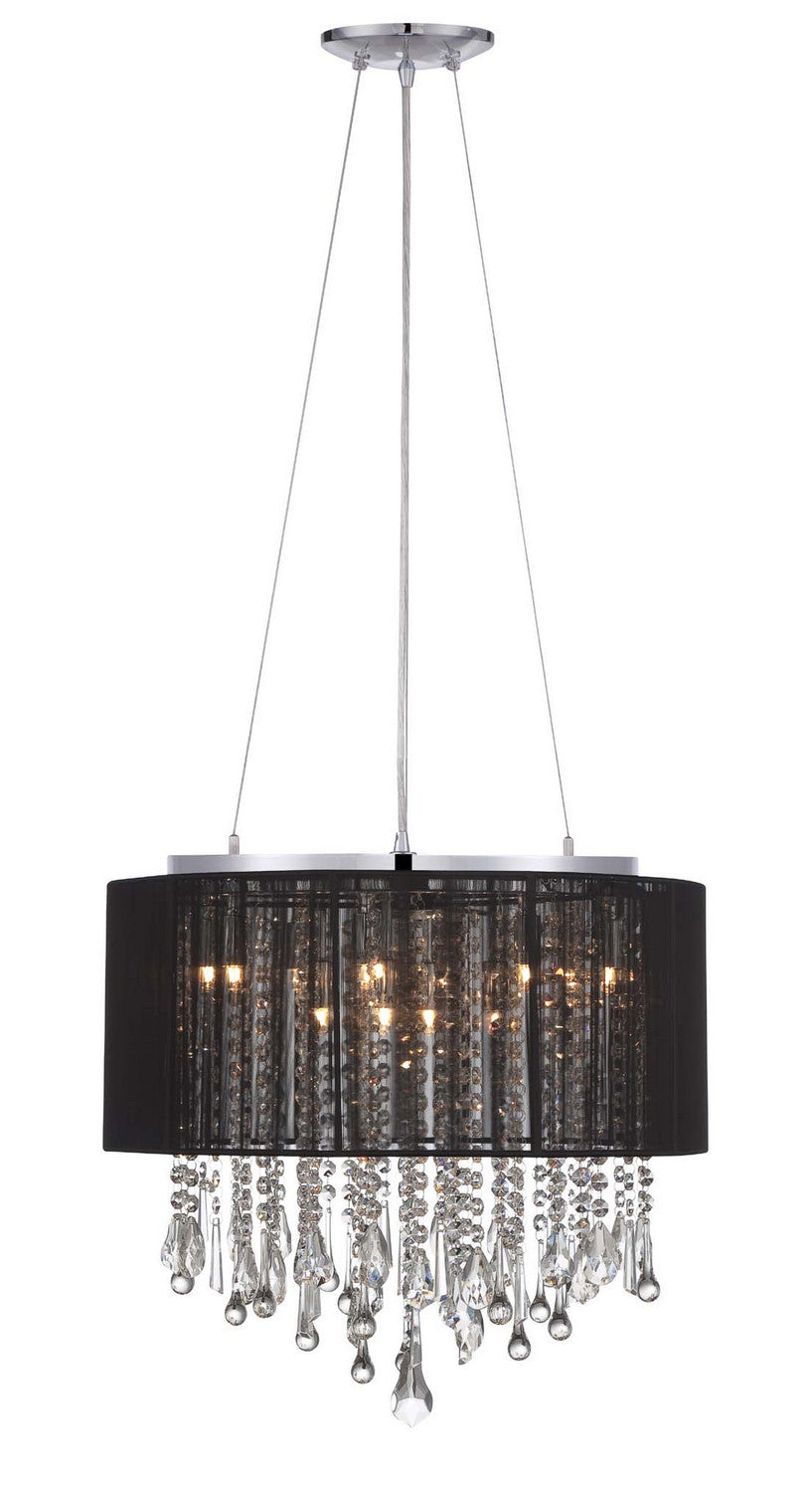 Avenue Beverly Dr. HF1502-BLK Ceiling Light - Black Silk String