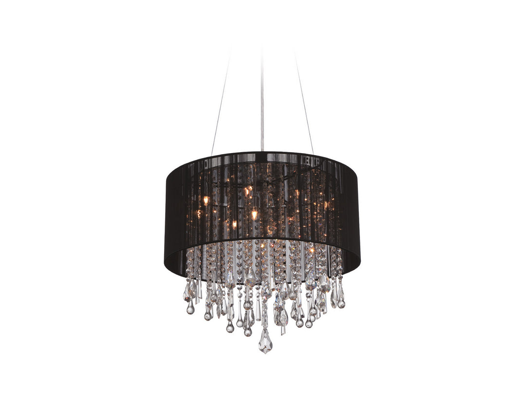 Avenue Beverly Dr. HF1502-BLK Ceiling Light - Black Silk String