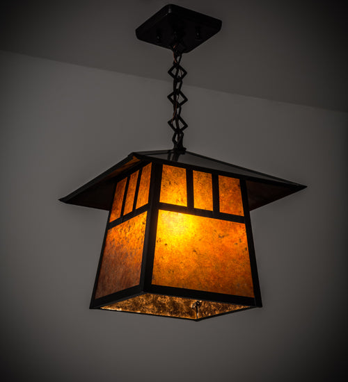 Meyda Tiffany Stillwater 45605 Pendant Light - Craftsman Brown