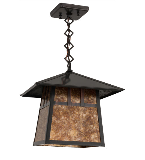 Meyda Tiffany Stillwater 45605 Pendant Light - Craftsman Brown