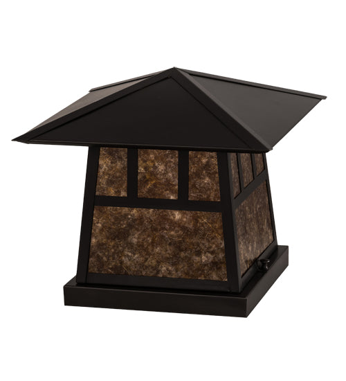 Meyda Tiffany Lighting 45640 Stillwater Two Light Pier Mount Outdoor Bronze / Dark