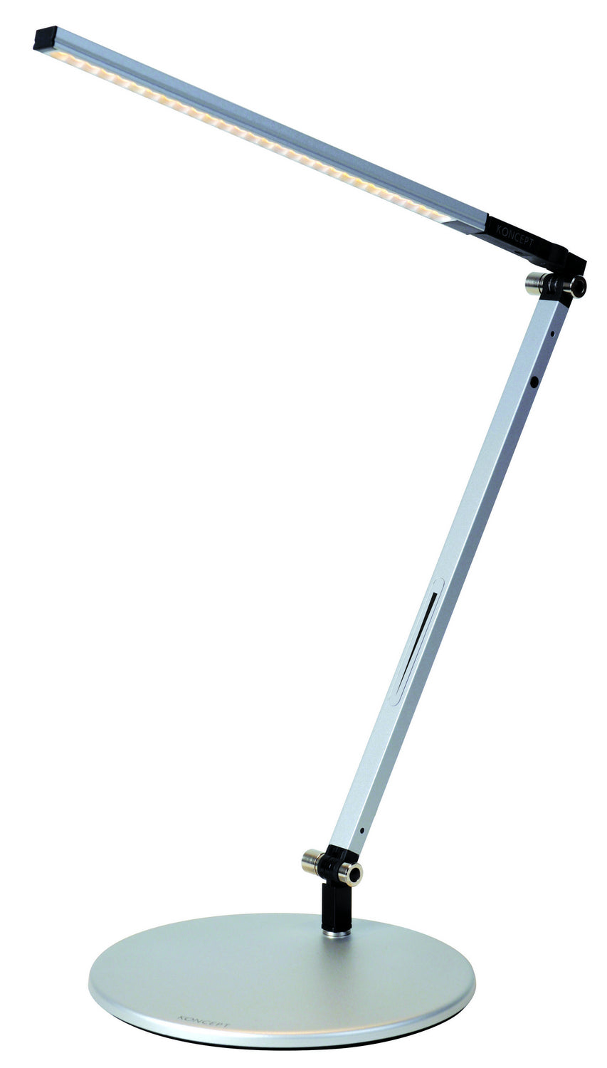 Koncept Lighting AR1100-CD-SIL-DSK  Z-Bar Lamp Silver