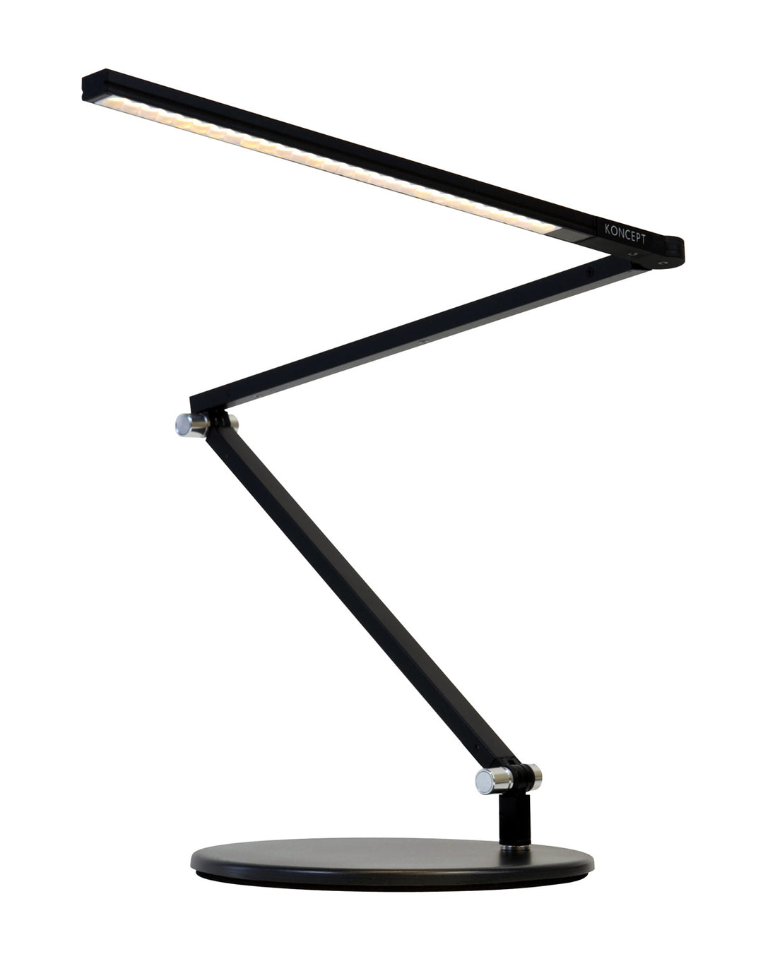 Koncept Lighting AR3100-CD-MBK-DSK  Z-Bar Lamp Metallic Black