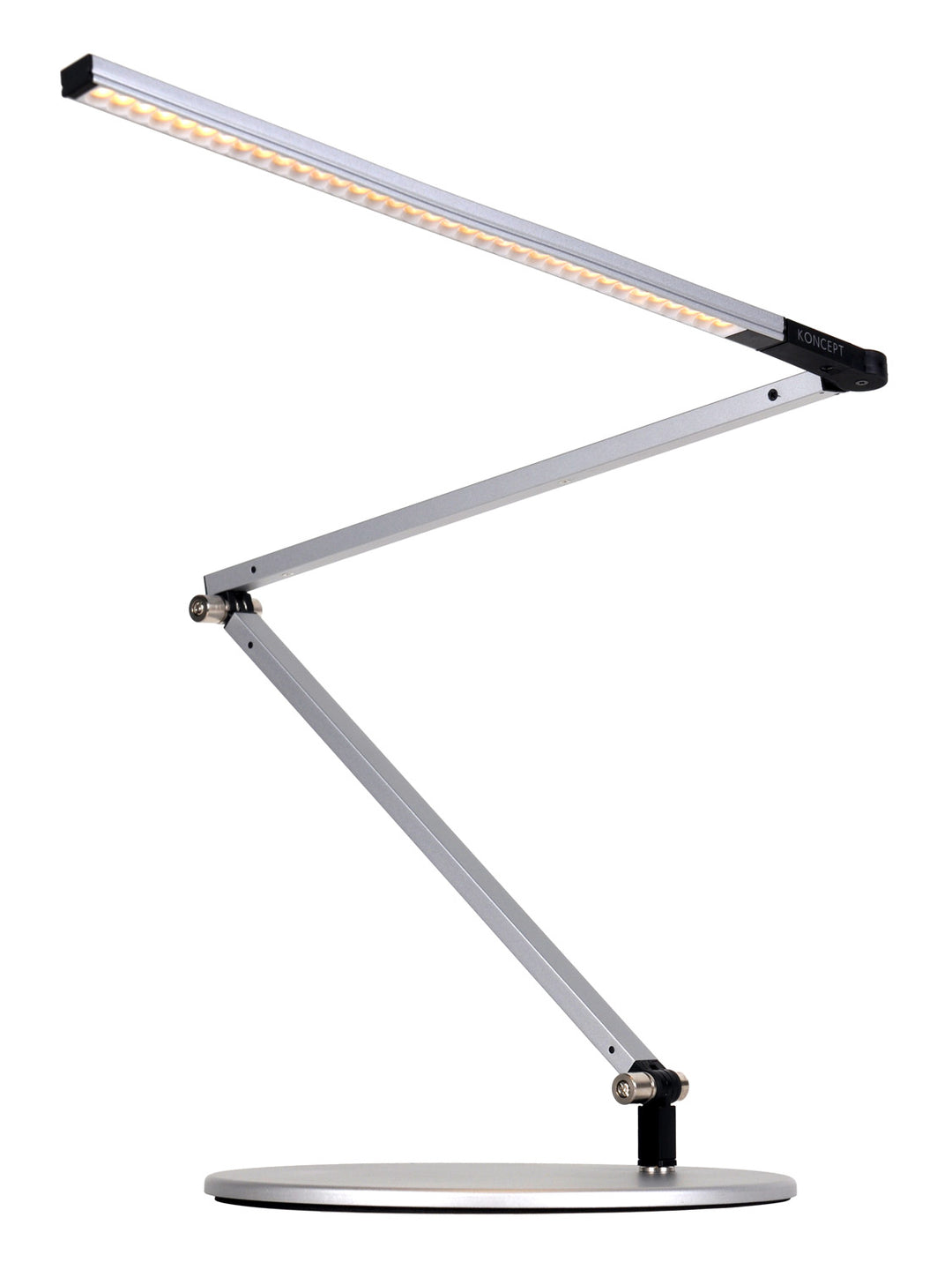 Koncept Lighting AR3200-CD-SIL-DSK  Z-Bar Lamp Silver