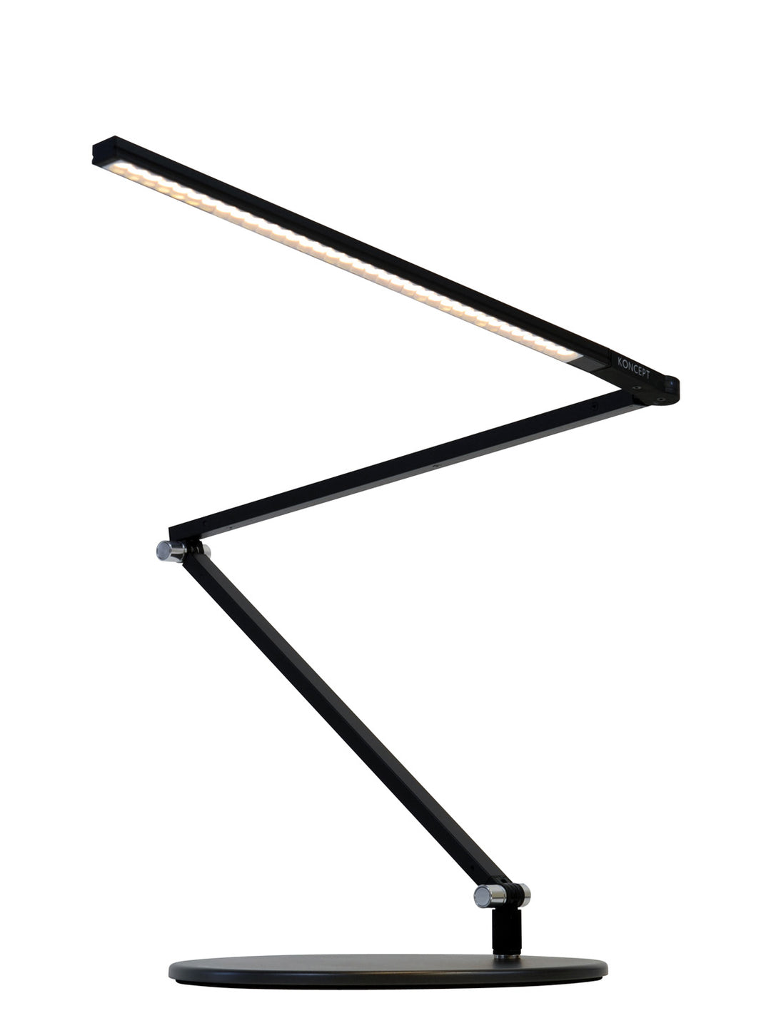 Koncept Lighting AR3200-WD-MBK-DSK  Z-Bar Lamp Metallic Black