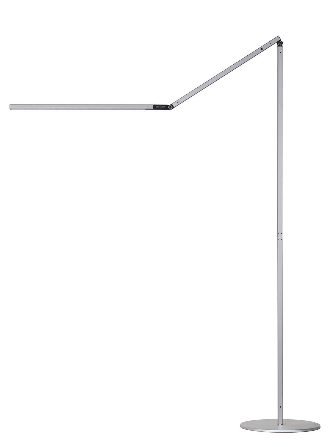 Koncept Lighting AR5000-CD-SIL-FLR  Z-Bar Lamp Silver