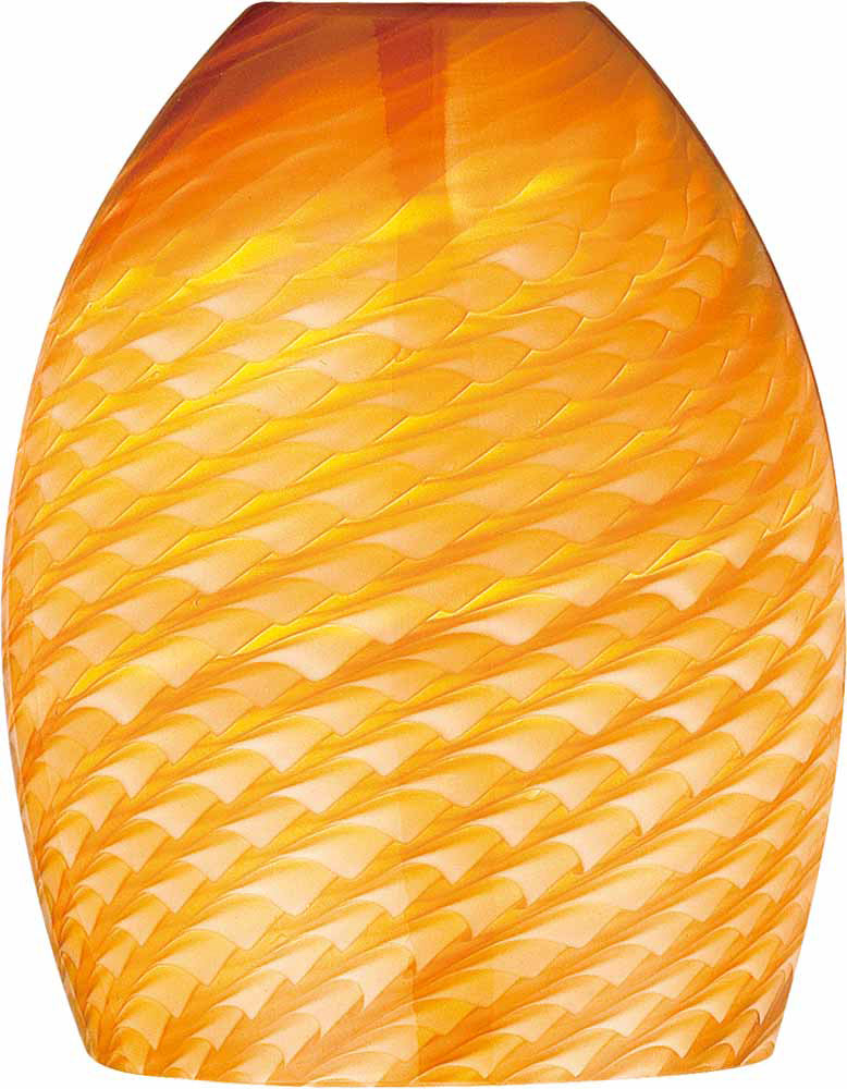 Volume Lighting GS-501 Glass Shade Lamp Shade Amber Frit