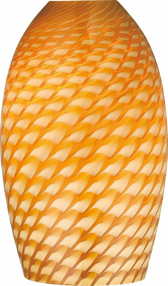 Volume Lighting GS-541 Glass Shade Lamp Shade Amber Frit