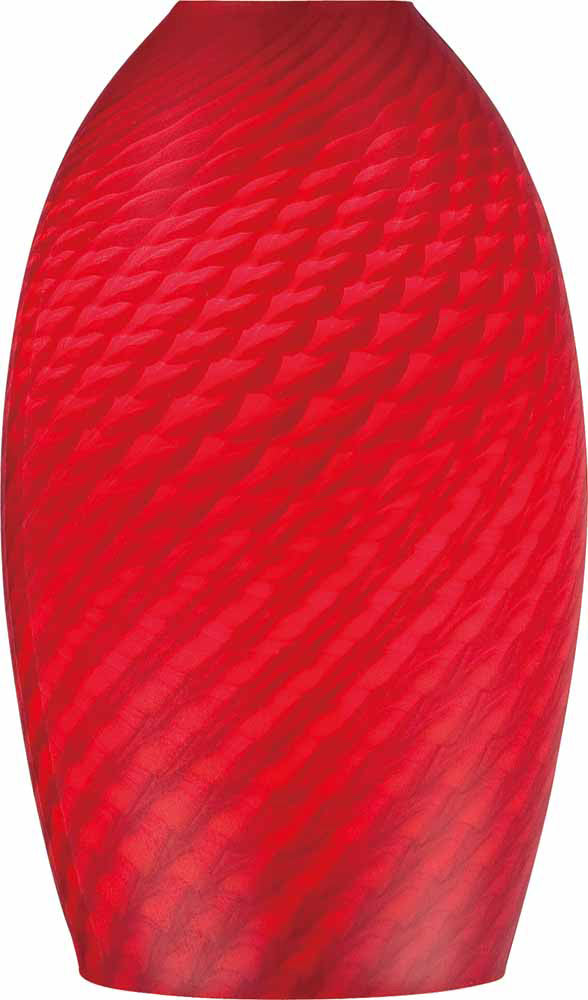 Volume Lighting GS-542 Glass Shade Lamp Shade Red Frit