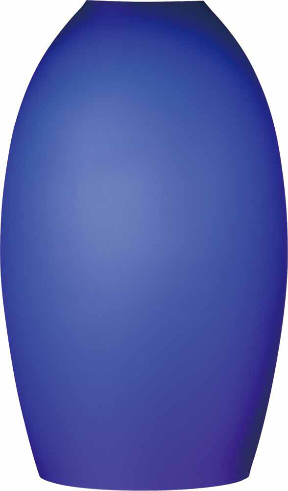 Volume Lighting GS-546 Glass Shade Lamp Shade Etched Blue Cased