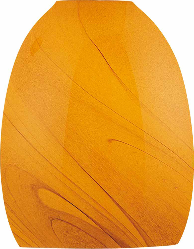 Volume Lighting GS-780 Glass Shade Lamp Shade Amber Swirl