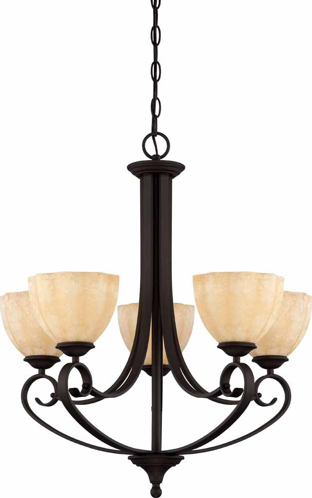 Volume Annecy V2905-79 Chandelier Light - Antique Bronze