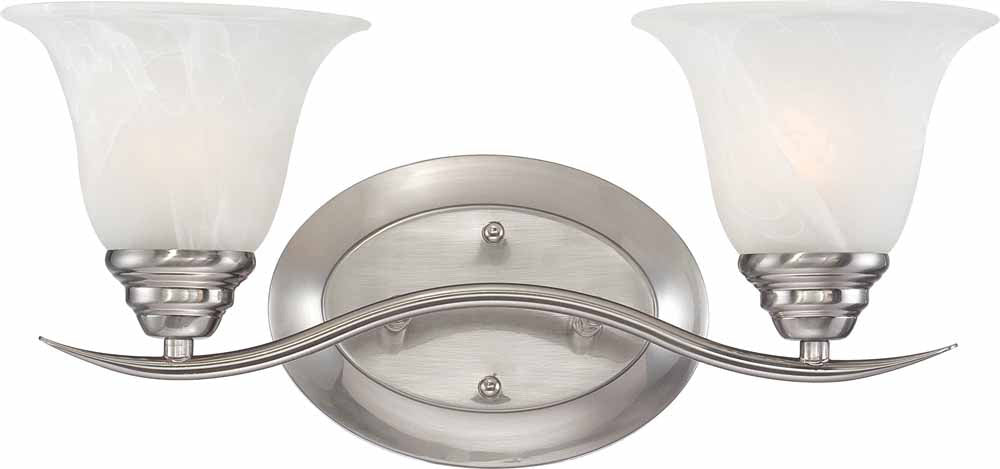 Volume Trinidad V5232-33 Bath Vanity Light 18 in. wide - Brushed Nickel