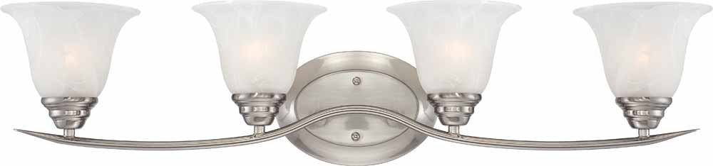Volume Trinidad V5234-33 Bath Vanity Light 34 in. wide - Brushed Nickel