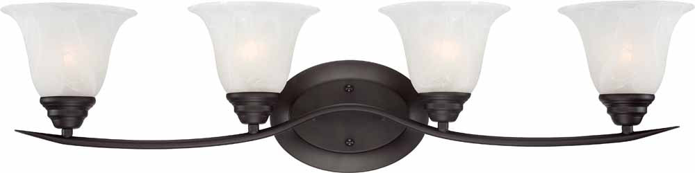 Volume Trinidad V5234-79 Bath Vanity Light 34 in. wide - Antique Bronze