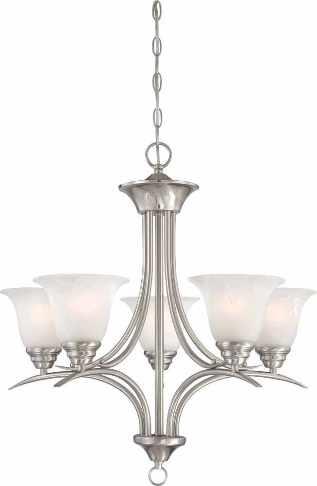 Volume Trinidad V5245-33 Chandelier Light - Brushed Nickel