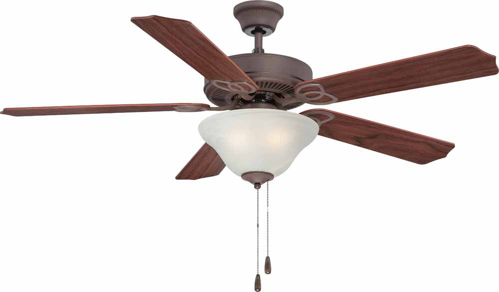 Volume Ceiling Fan V6123-79 Ceiling Fan 52 - Antique Bronze, Rosewood/Walnut/