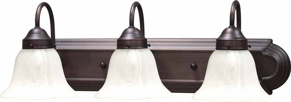 Volume Marti, Minster, Bernice, Hammond V6453-79 Bath Vanity Light 24 in. wide - Antique Bronze