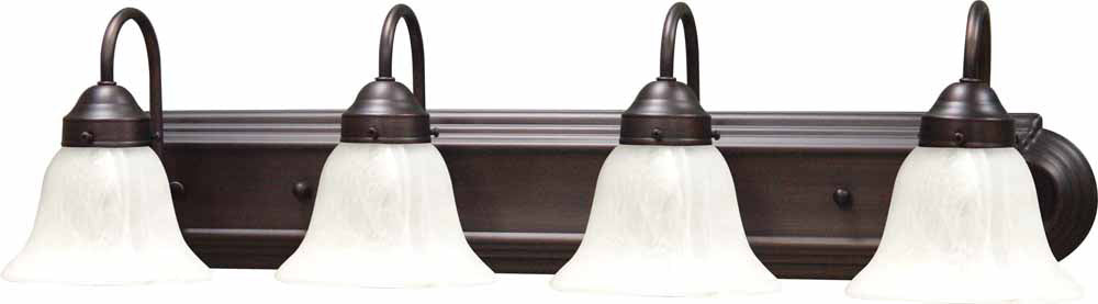 Volume Marti, Minster, Bernice, Hammond V6454-79 Bath Vanity Light 30 in. wide - Antique Bronze