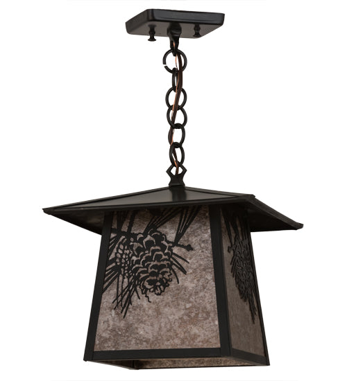 Meyda Tiffany Lighting 45746 Stillwater One Light Pendant Outdoor Bronze / Dark