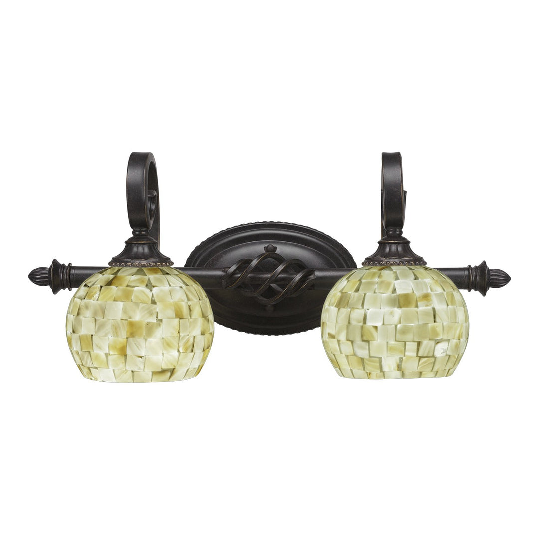 Toltec Eleganté 162-dg-405 Bath Vanity Light 21 in. wide - Dark Granite