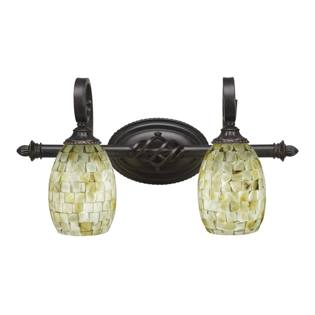 Toltec Eleganté 162-dg-406 Bath Vanity Light 21 in. wide - Dark Granite