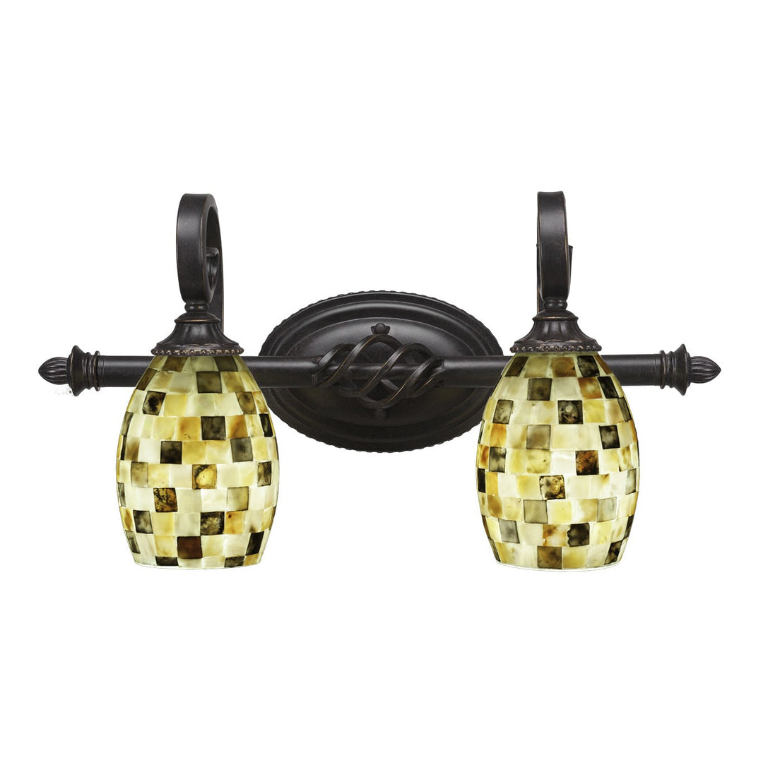 Toltec Eleganté 162-dg-408 Bath Vanity Light 21 in. wide - Dark Granite