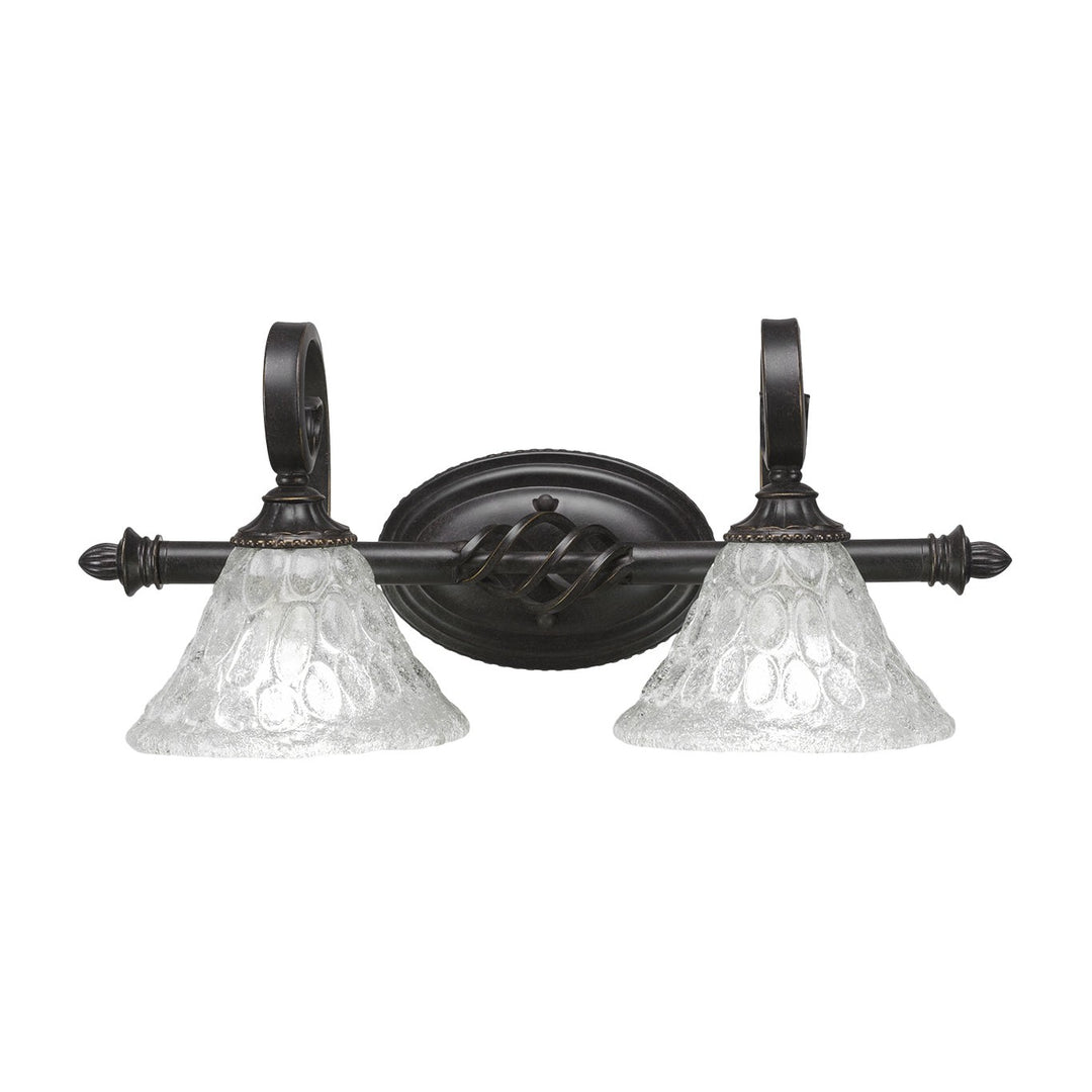 Toltec Eleganté 162-dg-451 Bath Vanity Light 21 in. wide - Dark Granite