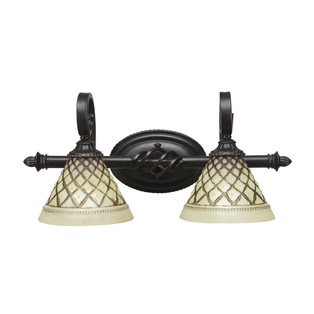 Toltec Eleganté 162-dg-7185 Bath Vanity Light 21 in. wide - Dark Granite