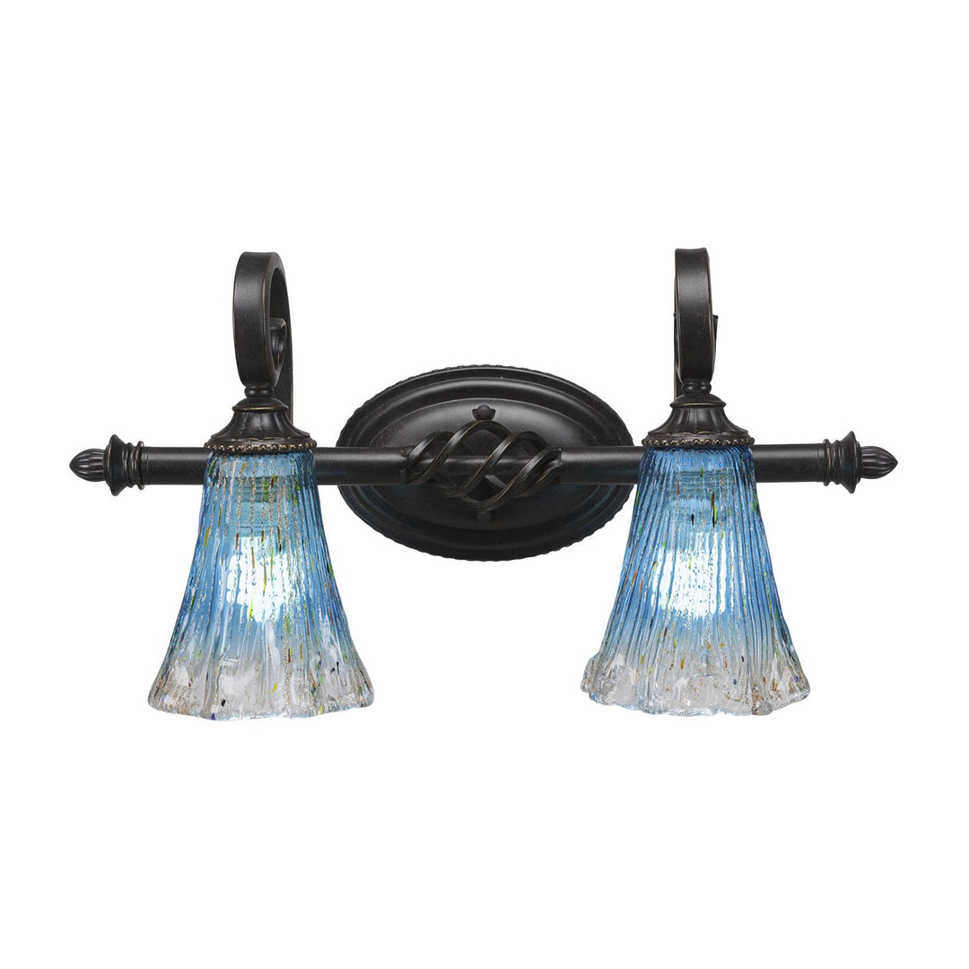 Toltec Eleganté 162-dg-725 Bath Vanity Light 21 in. wide - Dark Granite