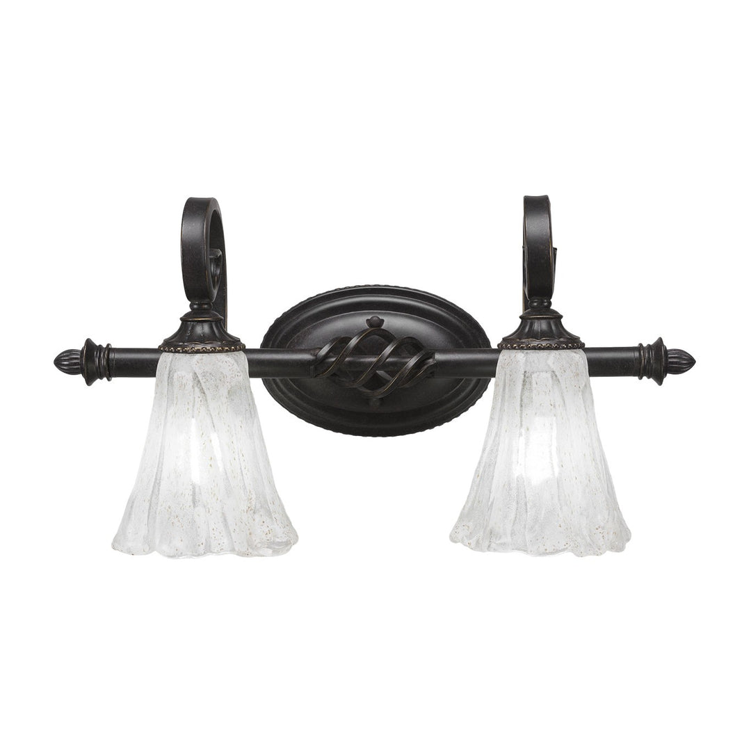 Toltec Eleganté 162-dg-729 Bath Vanity Light 21 in. wide - Dark Granite