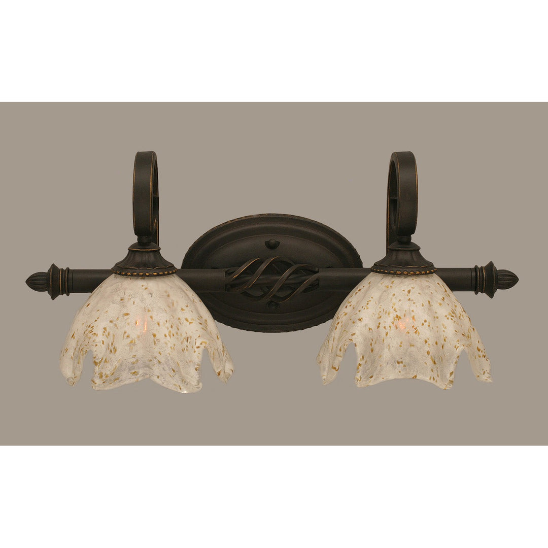 Toltec Elegant 162-dg-755 Bath Vanity Light 21 in. wide - Dark Granite