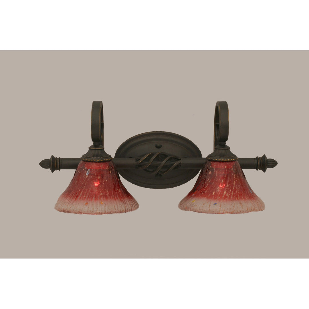 Toltec Elegant 162-dg-756 Bath Vanity Light 21 in. wide - Dark Granite