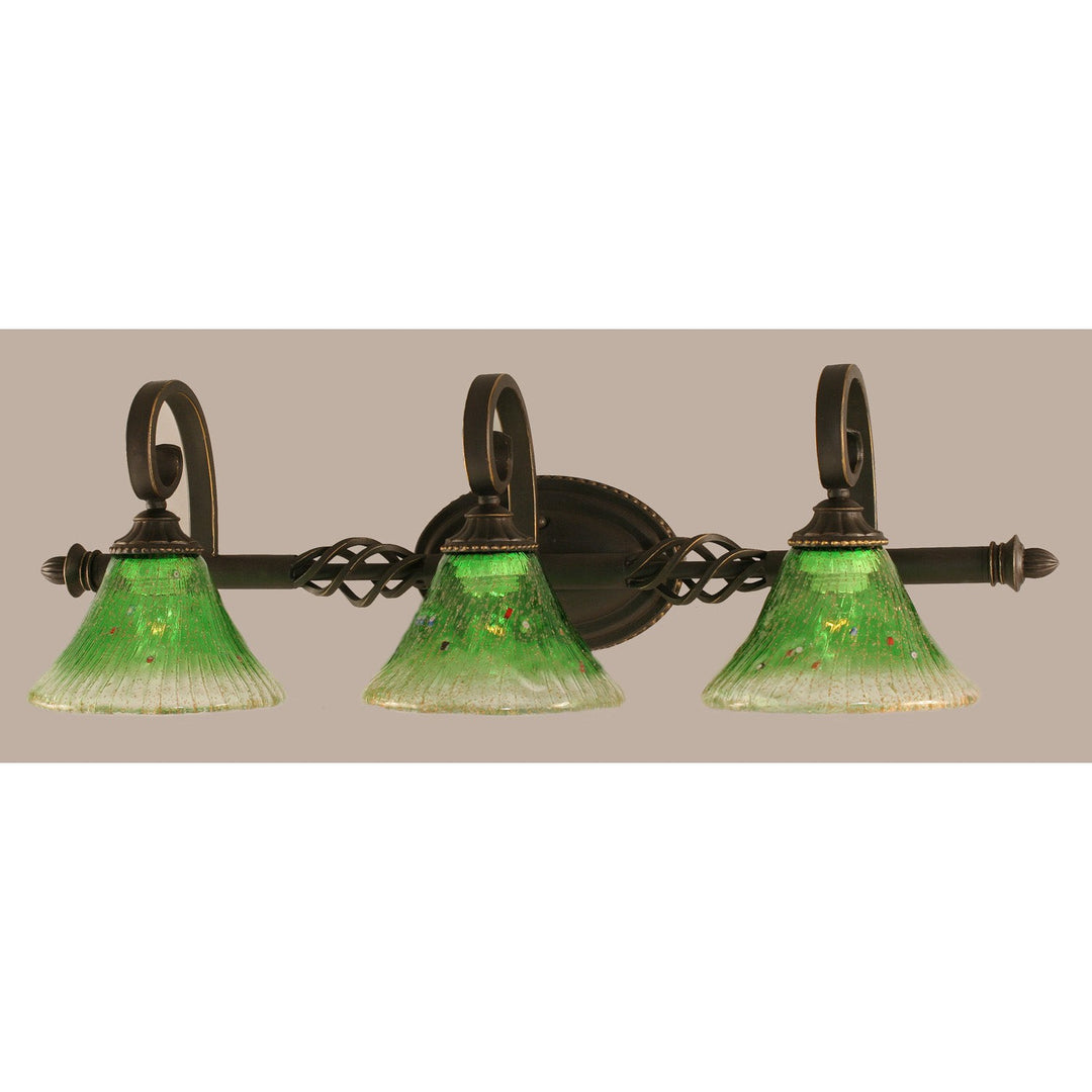 Toltec Elegant 163-dg-753 Bath Vanity Light 31 in. wide - Dark Granite